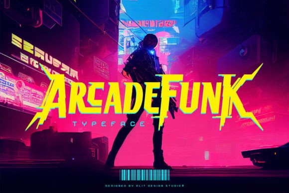 Arcade Funk: Where Modern Funk Meets Brutalism in Typography