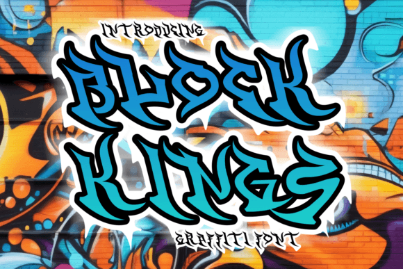 Block Kings: Urban Graffiti Font for Bold Designs