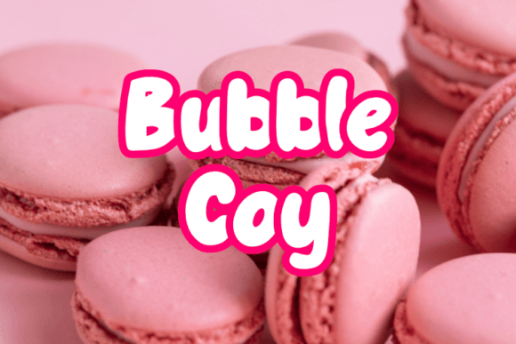 Bubble Coy: A Versatile Font for Creative Designs