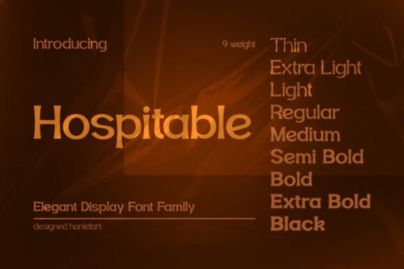 Hospitable: Mastering the Art of Sharp, Elegant Typography in Modern Design