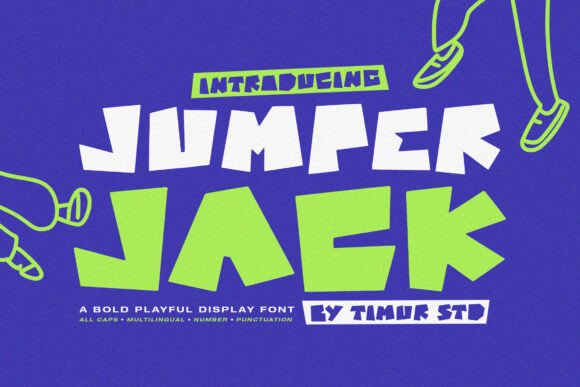 Jumper Jack: Bold Playful Display Font