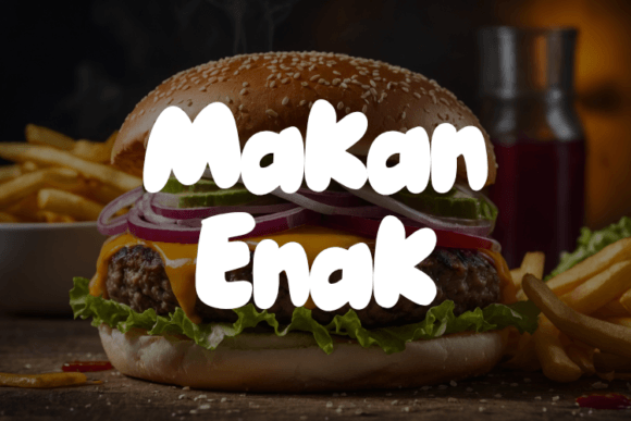 Makan Enak: Elevating Design Through Versatile Typography