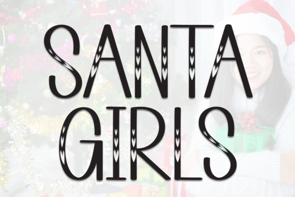 Santa Girls: Mastering the Art of Whimsical Typography in Design