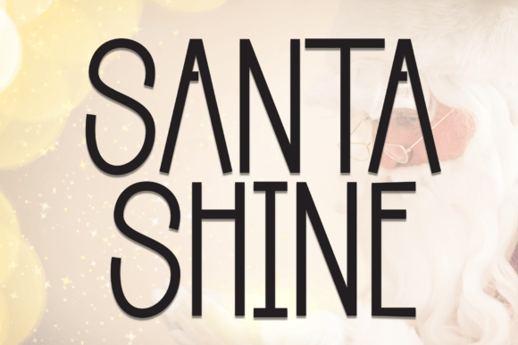 Santa Shine: Elevating Design with a Jovial Handwritten Touch