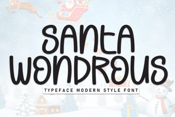 Santa Wondrous: Elevating Your Designs with Whimsical Charm
