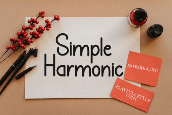 Simple Harmonic: A Playful Yet Refined Font