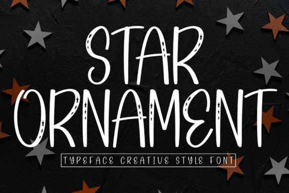 Star Ornament: Evaluating a Handwritten Display Font for Creative Projects