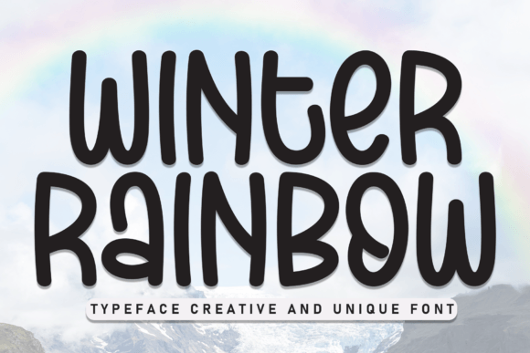 Winter Rainbow: Bringing Warmth and Whimsy to Your Handwritten Designs